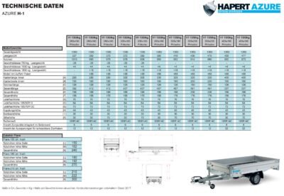 Hapert Azure H-1 - 1500 - 3050 x 1600 - Hochlader - 1500 kg – Bild 20
