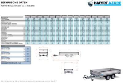 Hapert Azure H-2 - 3500 - 5050 x 2000 - Hochlader - 3500 kg – Bild 13