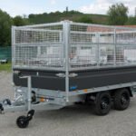 Hapert Cobalt Pro 3500 - 3-Seiten-Kipper - 3500 kg - Gitteraufsatz