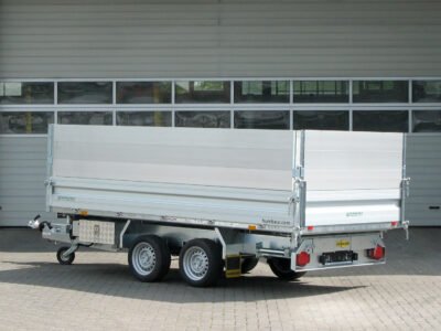 Humbaur HTK 3500.37 ALU-Aufsatz Rampen - 3-Seiten-Kipper - 3500 kg – Bild 5