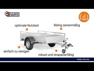 Saris McAlu Pro DV 75 - Einachsanhänger - 750 kg – Bild 11