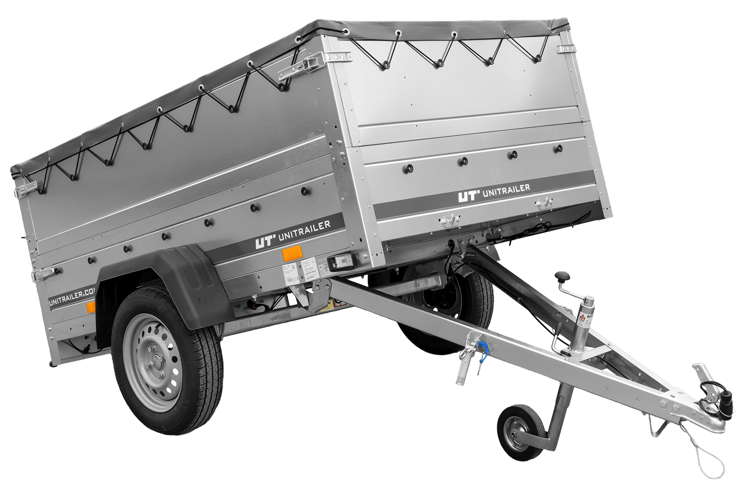 ger_pl_Leichter-Anhanger-200×125-UNITRAILER-GARDEN-201-KIPP-mit-BIS-Seitenwanden-H-0-Rahmen-und-grauer-Plane-4182_16-1.png Anhänger kippbar GARDEN TRAILER 201 KIPP mit zusätzlichen Bordwänden, Stützrad und Flachplane – Bild 1