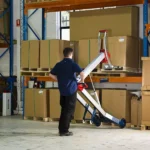 Klappbarer Werkstattkran für Paletten – Max. Hubhöhe 1550 mm – Max. Tragfähigkeit 120 kg – Bild 4