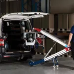 Klappbarer Werkstattkran für Paletten – Max. Hubhöhe 1550 mm – Max. Tragfähigkeit 120 kg – Bild 5